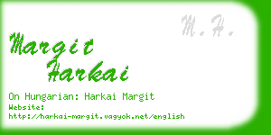 margit harkai business card